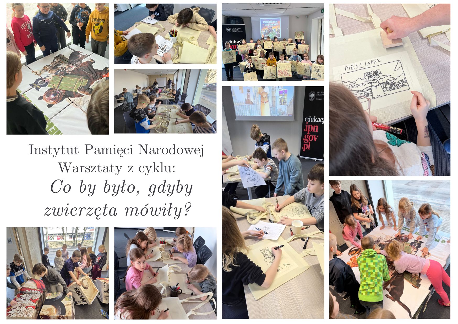 drugie klasy na warsztatach w IPN w Olsztynie