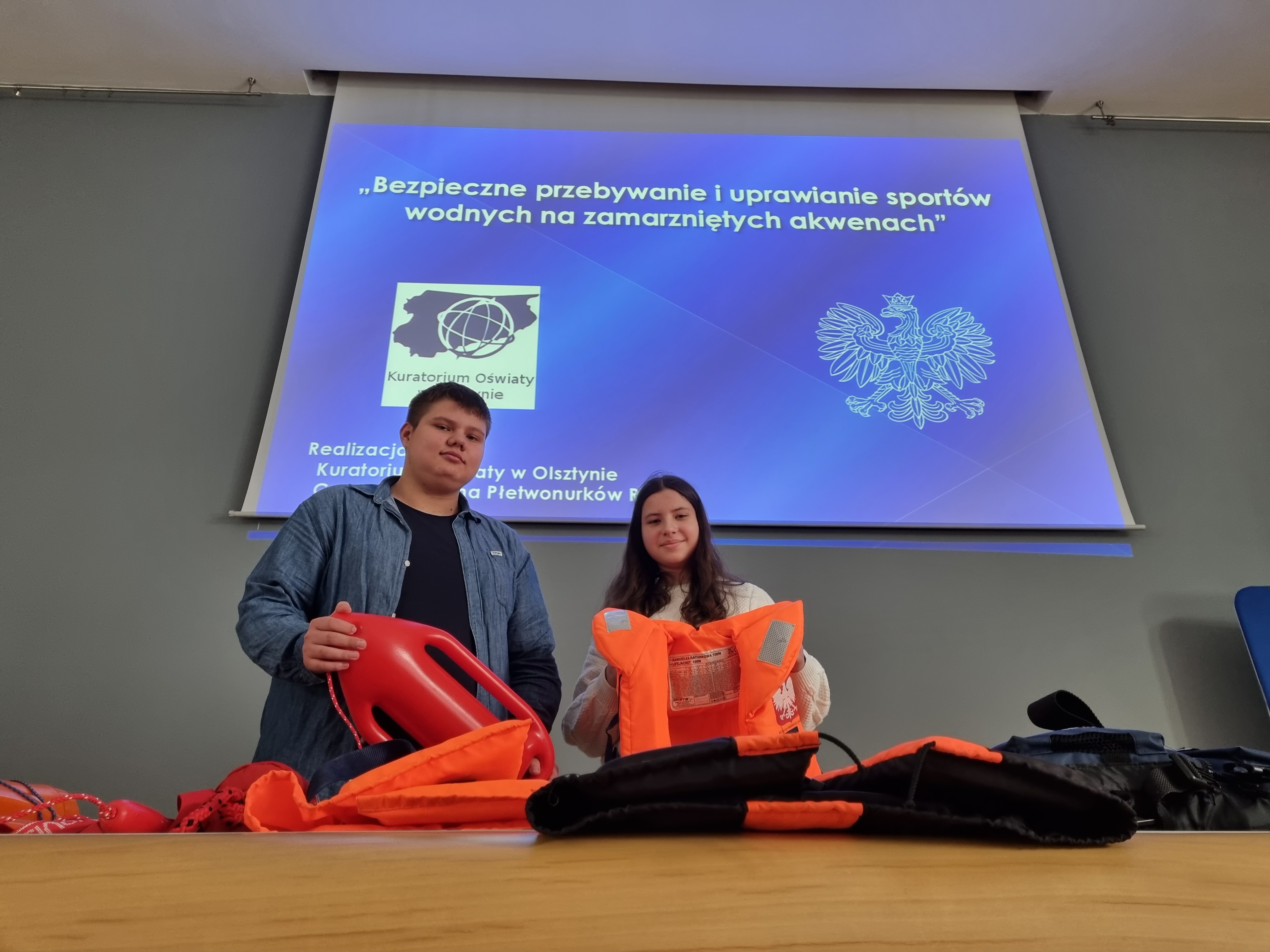 uczniowie SP9 w kuratorium oświaty w Olsztynie