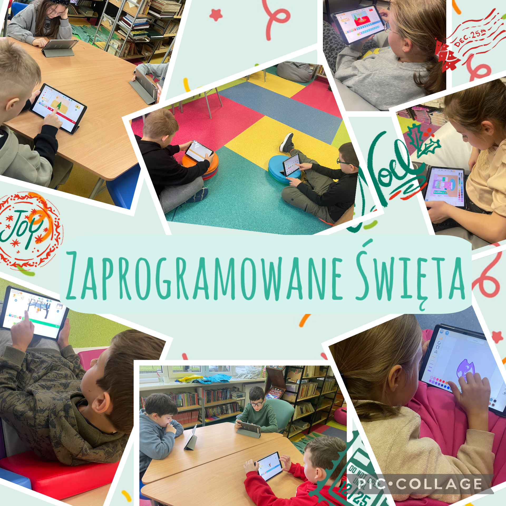 uczniowie podczas konkursu z programowania