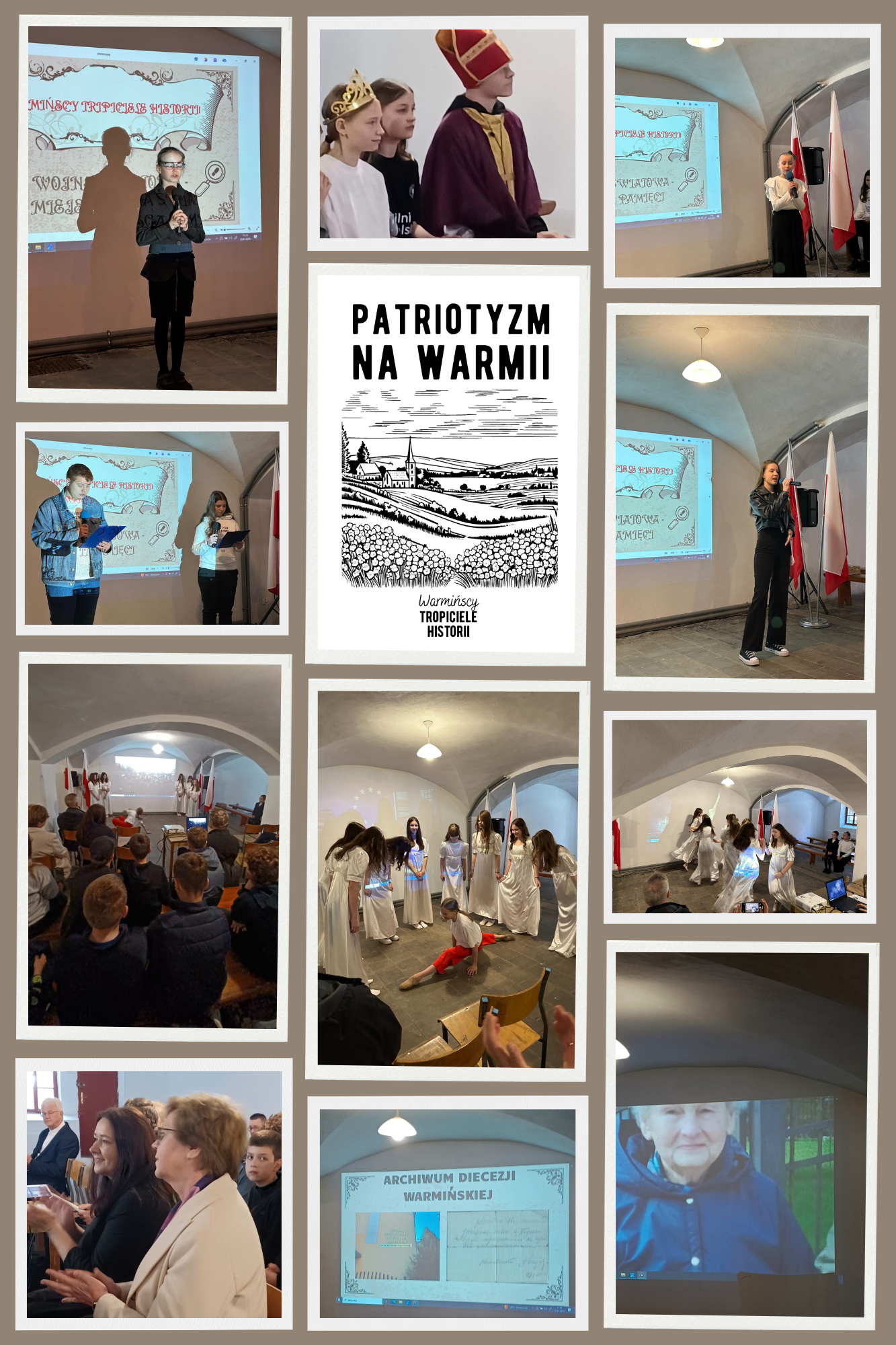 uczniowie na uroczystości w kościele św. Józefa w Olsztynie