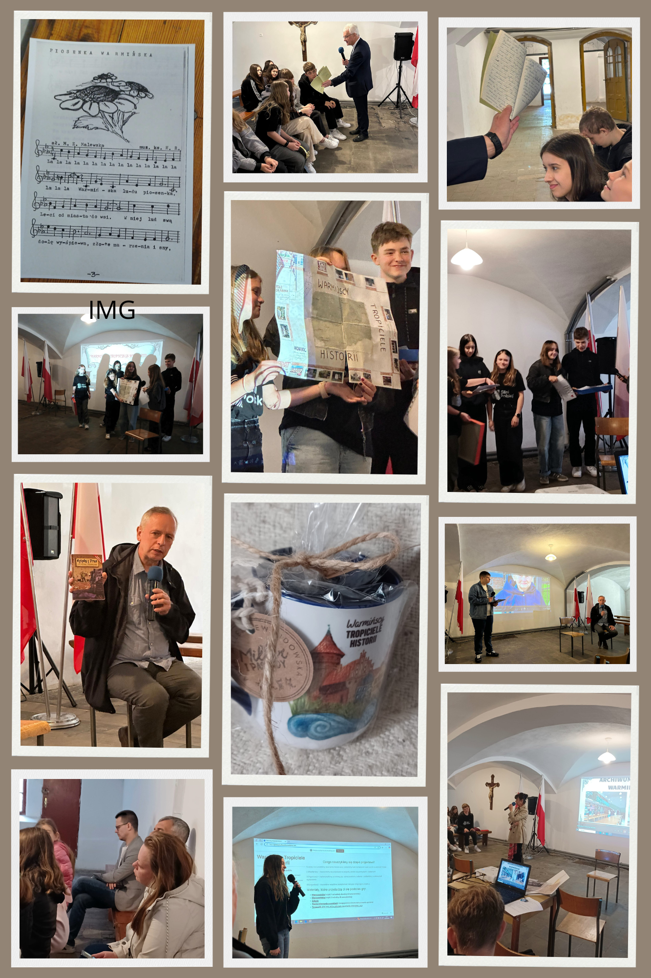 uczniowie na uroczystości w kościele św. Józefa w Olsztynie