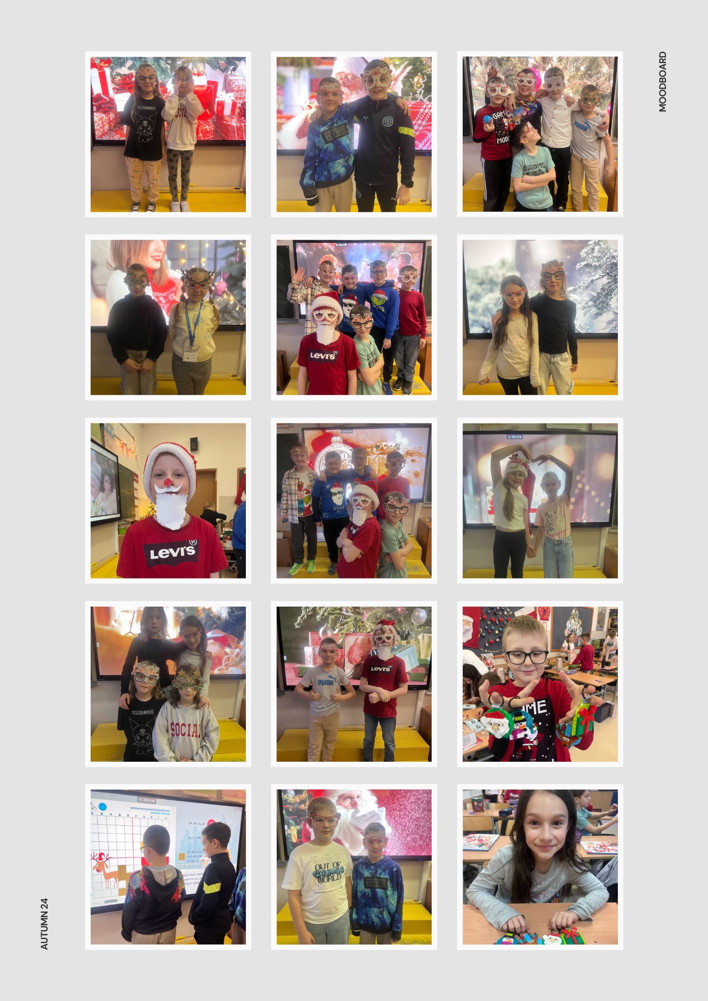 uczniowie klasy 3B obchodzą szkolne mikołajki