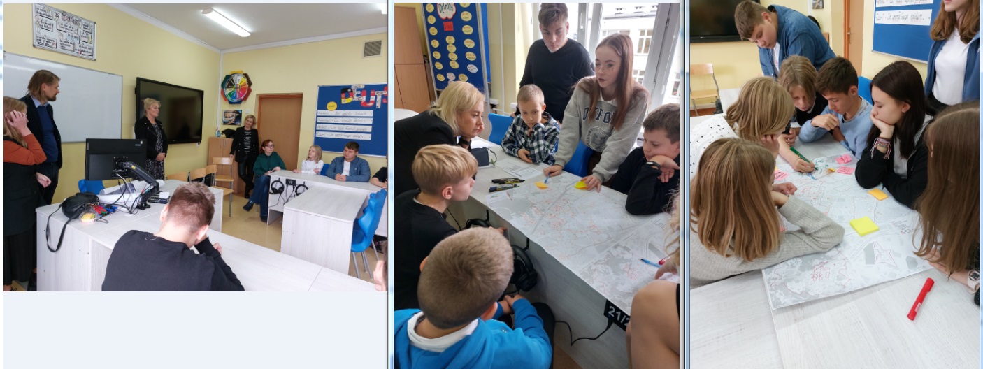 uczniowie w czasie debaty